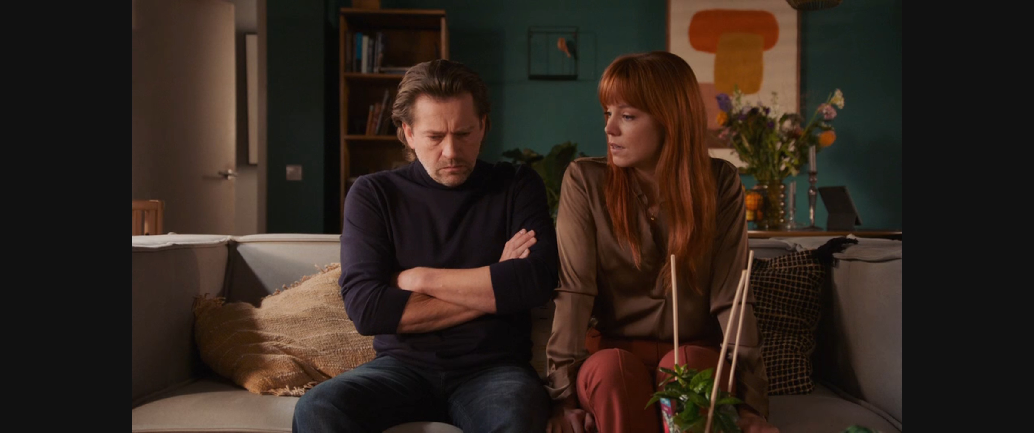 Rik schrikt van Shanti's zoen